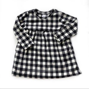 OLD NAVY B/W PLAID DRESS